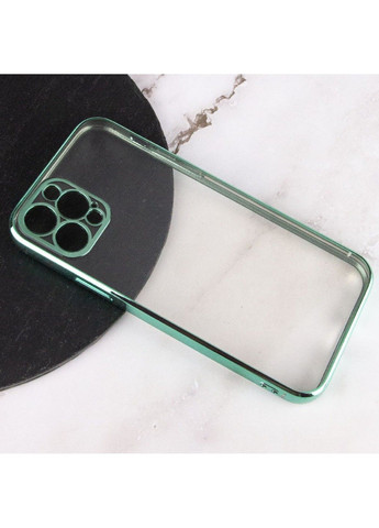Прозрачный силиконовый чехол глянцевая окантовка Full Camera для Apple iPhone 13 Pro (6.1") Epik (294844177)