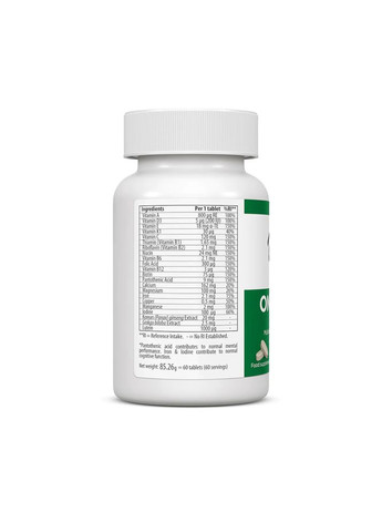 Вітаміни та мінерали VPLab UltraVit One Daily 50+, 60 таблеток VPLab Nutrition (334707279)