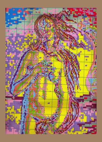Набір для вишивання за нанесеною на канву схемою"The Birth of Venus". AIDA 14CT printed 110*71 см Joy Sunday (313613177)