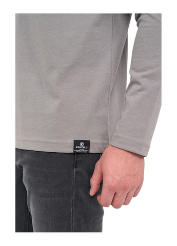 Серый лонгслив Kenvelo