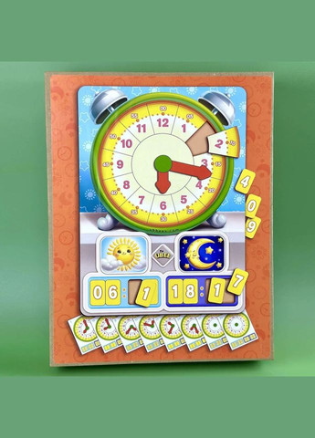 Развивающая игра Часы - Учим время (ПСД279) PSD279 Ubumblebees (363123157)