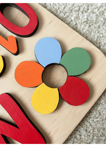 Пазл із слоникам і фігурами іменний WittleWood (369778908)