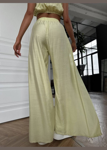 Лляний літній костюм з топом та штанами Adelante (340917117)