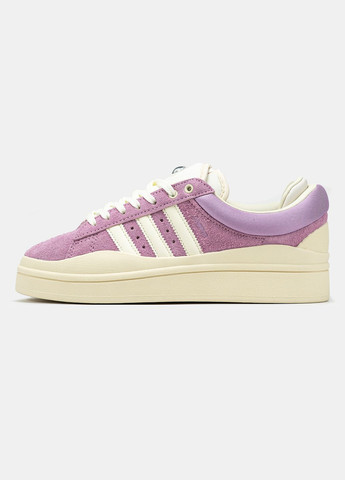 Кросівки жіночі Adidas Campus x Bad Bunny Purple Cream | Адідас Кампус Бед Банні фіолетові No Brand фіолетові демісезони (332985940)