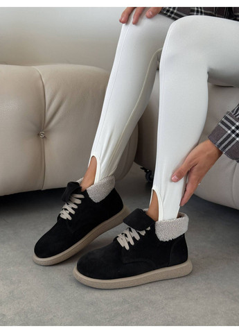 Зимние зимние ботинки анатомические barefoot Helen из натуральной замши