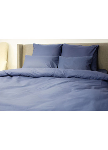 Комплект постільної білизни двоспальний з наволочками 50*70 см, 115 гр/м2 Ashen Синій (28740180215) ТЕП (365851807)