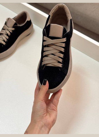 Черные женские кеды Prellesta