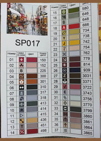 Алмазная мозаика Парижская улица 40х50 см SP017 ColorArt (285719825)