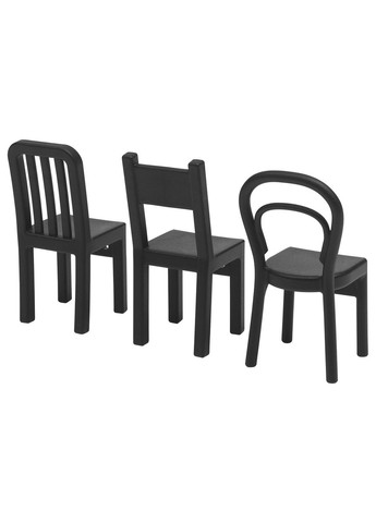 Гачки набір 3 шт чорний IKEA (273229213)