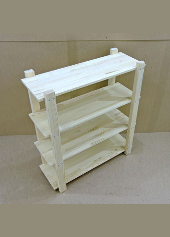 Етажерка розбірна з дерева Ковентрі 90х38х100 бланже (МЕБ-0018401) No Brand (327848449)