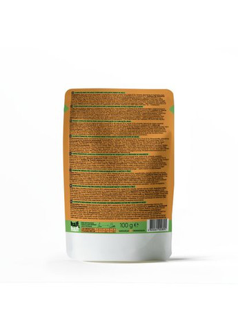 Корм влажный для стерилизованных кошек, кусочки с индейкой в желе в форме пауча, 100 г Half&Half (364789036)