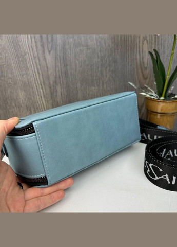 Стильна жіноча міні сумочка каркасна стьобана Блакитний No Brand (298996940)