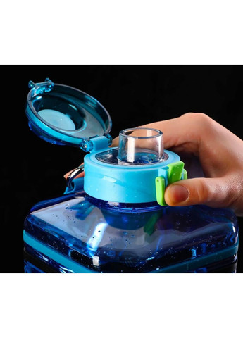 Біла прозора пляшка 2200мл для спорту. No Brand (314709896)