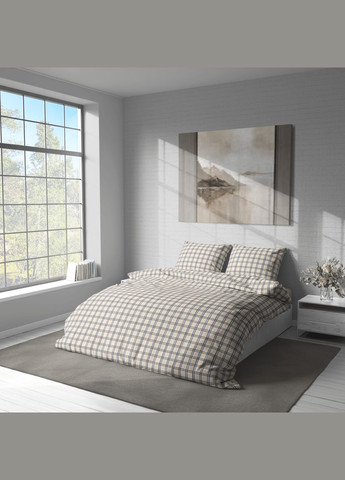 Постільна білизна " ", Полісатин, Бежевий, Євро P-0165 Lelit (316632489)