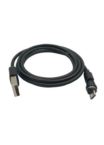 Магнітний кабель 2 в 1 / Micro - USB / 540 градусів / Круглий / 100 см. / Чорний Uslion (335257287)