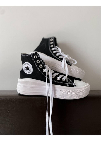 КЕДИ ЖІНОЧІ CONVERSE CHUK TAYLOR ALL STAR MOVE HIGH TOP КОНВЕРС No Brand білі демісезони (368885781)