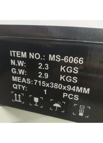Настольная газовая плита на 2 конфорки 4400 Вт, MS 6606 / Плита газовая Domotec (370625483)