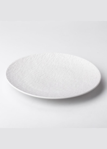 Тарілка сервірувальна керамічна 25 см біла Yiwu (315635834)