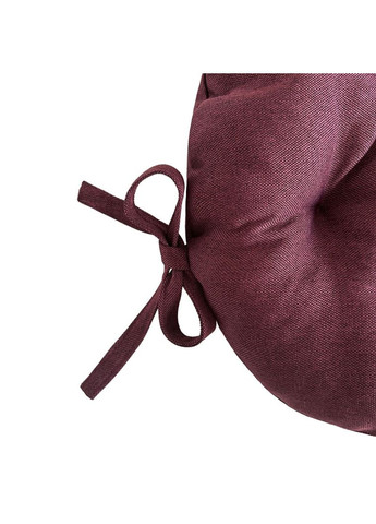 Подушка на стілець і крісло рогожка см бордо No Brand (324832616)