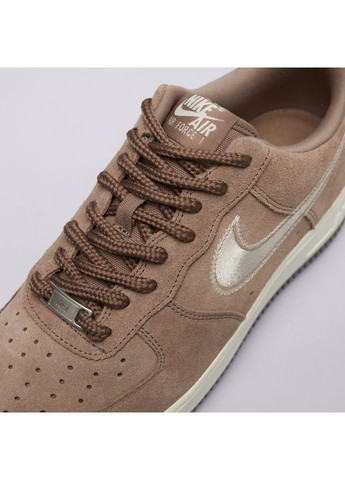 Коричневые демисезонные кроссовки air force 1 low "mink brown" Nike