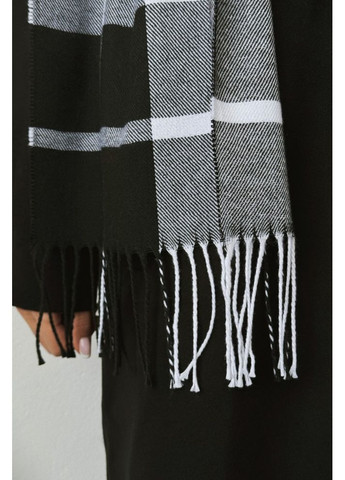 Шарф у клітинку Plaid black Without (364488547)