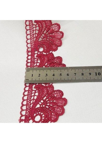 Кружево макраме 6 см (13 м) Цвет - Бордовый (729-42-048) Plus-plus (352746193)