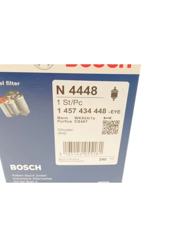 Фильтр топливный JEEP CHEROKEE 2.5 TD 95-01 (пр-во ) 1457434448 Bosch (366122388)