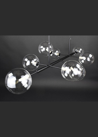 Люстра підвісна на 8 лампочок 27265 Чорний 30-150х52х118 см. Sunnysky (364497978)