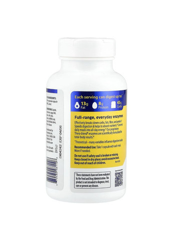 Пищеварительные Ферменты (Формула Энзимов),, 180 капсул Enzymedica (326055107)