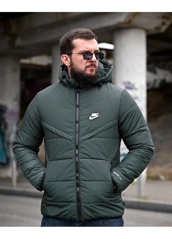 Оливкова зимня зимова чоловіча куртка nk oliva No Brand