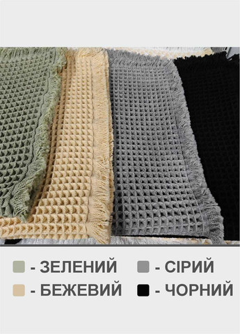 Коврик для ванной / туалета вафельный - 50 x 80 см Зеленый (227254) Lovely Svi Антиковзні килимки (363837093)