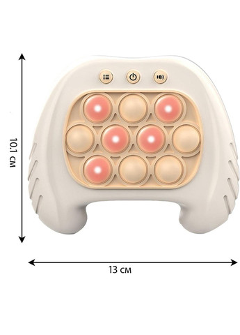 Электронная приставка консоль Quick Push Game приставка игры Pop It Антистресс-тек ток игрушка 200 уровней No Brand (365721729)