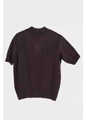 Жіночий приталений джемпер із коротким рукавом та коміром-стійкою MKLN2114 Nita (365652918)