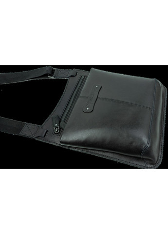 Чоловіча шкіряна сумка планшетка чорна Mykhail Ikhtyar (365598748)