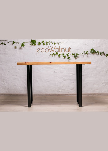 Стіл із прямокутними краями L (сосна) Стіл з вирізами для гаджетів та інших речей EcoWalnut (294342581)