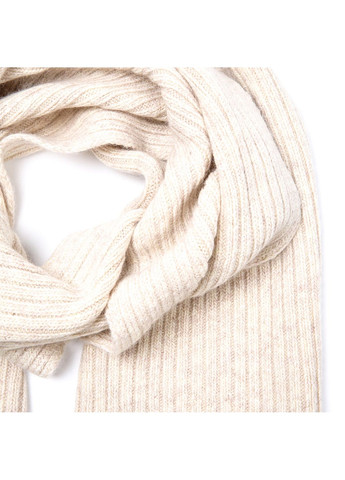 Шарф женский однотонный шерсть бежевый ТЕОДОР LuckyLOOK 581-616 (368389982)
