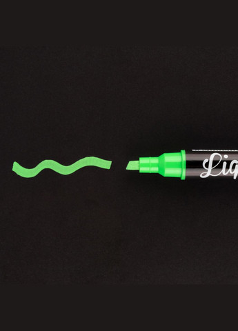 Маркер крейдовий 390787 5 мм 1 шт неоновий зелений Santi (364752759)