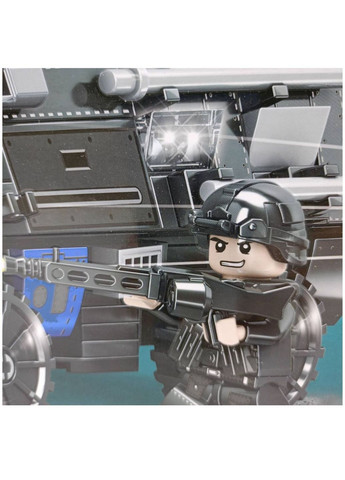 Конструктор Військова техніка, 415 елементів Бронемашина (ДК-27) No Brand (357494756)