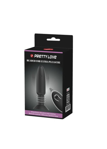 Анальна пробка - Pretty Love Beaded For Extra Pleasure Black Drive LyBaile (322184401)
