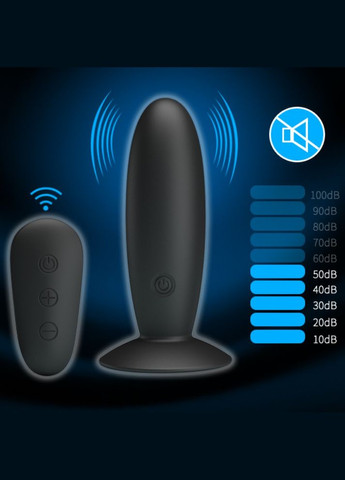 Перезаряжаемая анальная пробка с 12 режимами вибрации и беспроводным пультом " 3 LyBaile Mr Play (303136477)