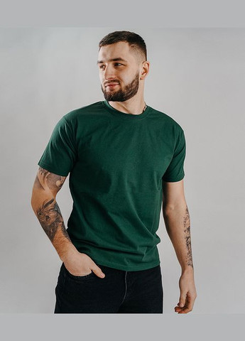 Темно-зеленая футболка мужская valueweight темно-зеленый (061036e38l) с коротким рукавом Fruit of the Loom