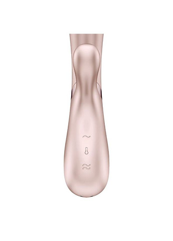 Смарт вибратор-кролик с подогревом Hot Lover Nude Satisfyer (366875873)