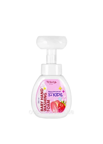 Мыло-пенка для рук детское TopBeauty Kids Клубничный Макарон 3+ с фигуным дозатором, 300 мл Top Beauty (401045834)