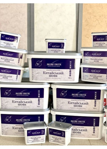 Фарба декоративна Китайський Шовк срібло 2.5 л Ircom Decor (360880301)