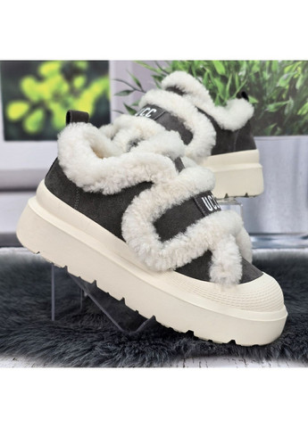 Жіночі зимові кросівки на липучках з натуральної замші на хутрі Hengji (365718530)
