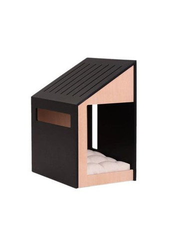 Будка для собаки из дерева Алфиос венге-бланже (БДК-00041201) No Brand (328606036)