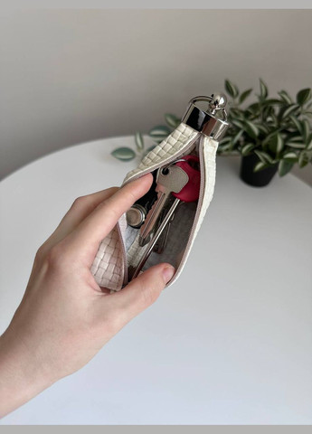 Ключниця шкіряна для звичайних ключів на блискавці з кільцем VI&VA (294983649)