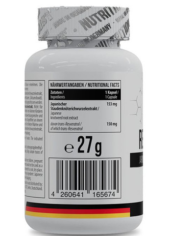 Resveratrol 60 Caps MST Nutrition (331611070)