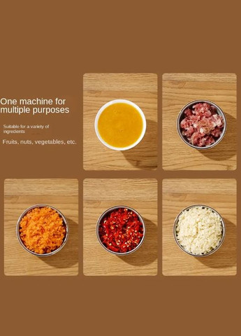 Електричний блендер подрібнювач їжі міні бездротовий електричний подрібнювач овочів Ecko Function (296107875)