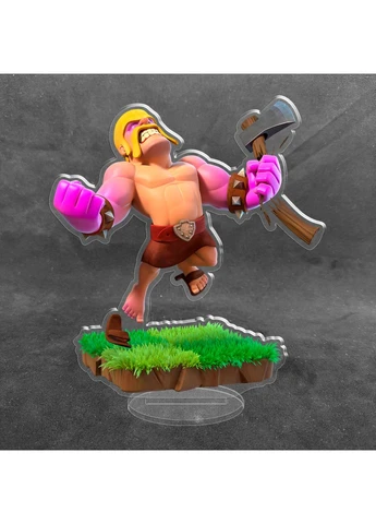 Акриловая коллекционная фигурка Clash of Clans, Clash Royale Персонаж Варвар 15 см No Brand (339618557)